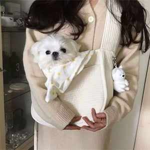 Discover the Convenience of the Handmade Canvas Pet Carrier Bag