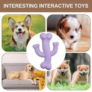 Durable Cactus-Shaped Pet Chew Toy Interactive Design